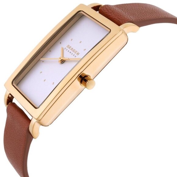 NWT Authentic Skagen Hagen Lille Quartz White Dial Women's Watch - Picture 2 of 3